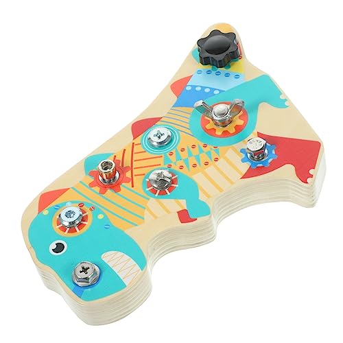 Toddmomy Holz Busy Board Schraubendreher Dinosaurier Motorik Lernspielzeug zum Auseinanderbauen Hand Auge Koordination Interaktives Montessori Toddmomy Holz Busy Board Schraubendreher Dinosaurier Motorik Lernspielzeug zum Auseinanderbauen Hand Auge Koordination Interaktives Montessori von Toddmomy