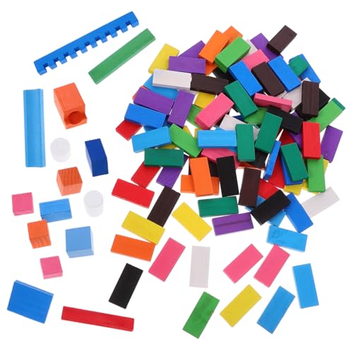 Toddmomy Holz Domino Set Teilig Bausteine Holzspielzeug für Drinnen und Draußen Robustes Sicheres Lernspielzeug Vielseitig als BAU und Kipp Domino Spiel Geeignet Toddmomy Holz Domino Set Teilig Bausteine Holzspielzeug für Drinnen und Draußen Robustes Sicheres Lernspielzeug Vielseitig als BAU und Kipp Domino Spiel Geeignet von Toddmomy
