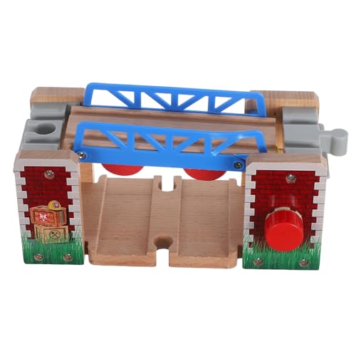 Toddmomy Holz Eisenbahnbrücke Lifting Bridge Zugzubehör Holzspielzeug Bahn Zubehör für Kreatives und Erweiterbares Eisenbahnset Toddmomy Holz Eisenbahnbrücke Lifting Bridge Zugzubehör Holzspielzeug Bahn Zubehör für Kreatives und Erweiterbares Eisenbahnset von Toddmomy