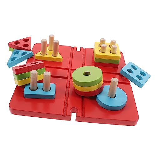 Toddmomy Holz Formen Steckspiel für Kleinkinder Buntes Geometrisches Sortierspielzeug Feinmotorisches Lernspielzeug Sicher und Langlebig für Frühe Farb und Formerkennung Toddmomy Holz Formen Steckspiel für Kleinkinder Buntes Geometrisches Sortierspielzeug Feinmotorisches Lernspielzeug Sicher und Langlebig für Frühe Farb und Formerkennung von Toddmomy