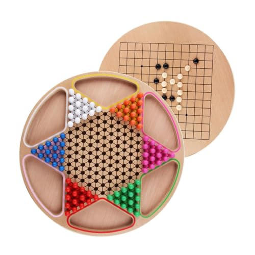Toddmomy Holz Gobang und Chinesisches Dame Desktop Lernspielzeug Glatte Oberfläche ohne Grate Pädagogisches Strategiespiel für Logischen Denkens Sicheres Familienspiel Toddmomy Holz Gobang und Chinesisches Dame Desktop Lernspielzeug Glatte Oberfläche ohne Grate Pädagogisches Strategiespiel für Logischen Denkens Sicheres Familienspiel von Toddmomy