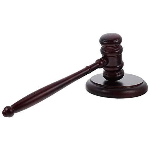 Toddmomy Holz Hammer Und Block Set Richter Gavel Prop Courtroom Haifikum Auktion Hammer von Toddmomy