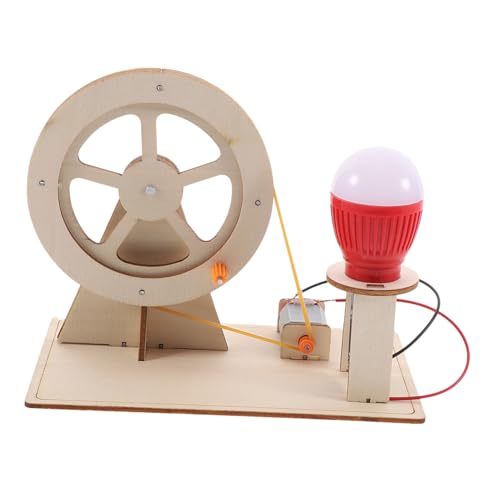 Toddmomy Holz Handkurbelgenerator DIY Bausatz für Tragbarer Generator für Wissenschaftsexperimente und Lernspielzeug für Technikverständnis Toddmomy Holz Handkurbelgenerator DIY Bausatz für Tragbarer Generator für Wissenschaftsexperimente und Lernspielzeug für Technikverständnis von Toddmomy