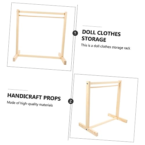 Toddmomy Holz Kleiderbügel für Puppenkleidung Puppenkleiderständer Spielzeugzubehör Geruchsfreier Robuster Puppenkleiderhalter für Organisiertes und Selbstpflegeförderung Toddmomy Holz Kleiderbügel für Puppenkleidung Puppenkleiderständer Spielzeugzubehör Geruchsfreier Robuster Puppenkleiderhalter für Organisiertes und Selbstpflegeförderung von Toddmomy