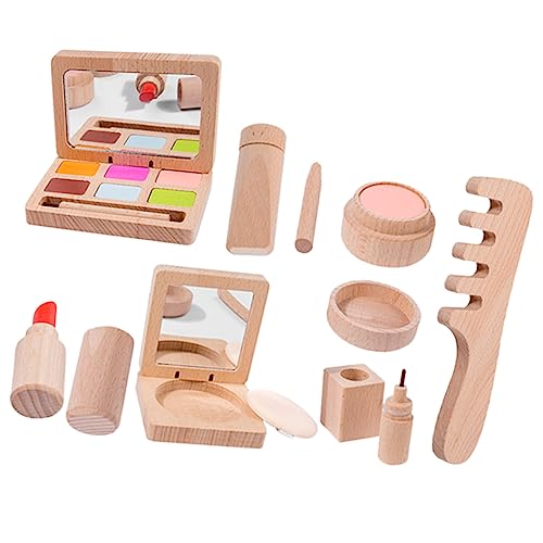 Toddmomy Holz Make Up Spielset für Mädchen Teiliges Schminkset mit Lippenstift Lidschatten und Sicherer Holz Beauty Salon für Kleinkinder zum Rollenspiel und Kreativen Lernen Toddmomy Holz Make Up Spielset für Mädchen Teiliges Schminkset mit Lippenstift Lidschatten und Sicherer Holz Beauty Salon für Kleinkinder zum Rollenspiel und Kreativen Lernen von Toddmomy