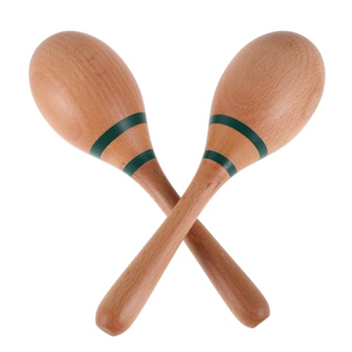 Toddmomy Holz Maracas für Orff Musikpädagogik Rhythmisches Hand Schüttelinstrument Sicherer Kinderfreundlicher Percussion Shaker für Kleinkinder für Rhythmus und Früherziehung von Toddmomy