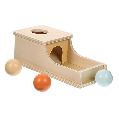 Toddmomy Holz Münzbox für Kleinkinder Farbenfrohes Lernspielzeug Hand Augen Koordination für Jahre Alte Jungen und Robuste und Sichere Ausführung von Toddmomy