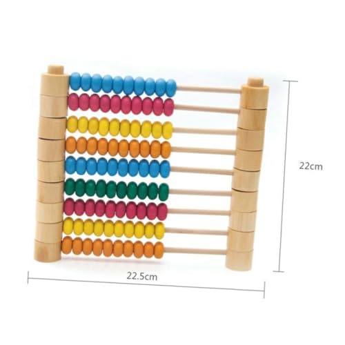 Toddmomy Holz Rechenrahmen Abnehmbar Bunt Mathe Lernspielzeug für Schüler Frühe Bildung Pädagogisches Rechenhilfsmittel Langlebig Leicht Tragbar Toddmomy Holz Rechenrahmen Abnehmbar Bunt Mathe Lernspielzeug für Schüler Frühe Bildung Pädagogisches Rechenhilfsmittel Langlebig Leicht Tragbar von Toddmomy