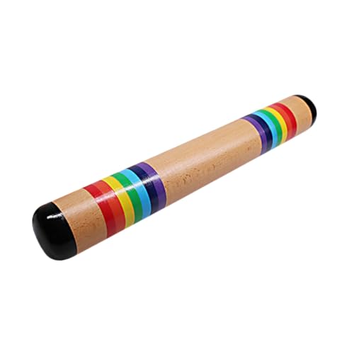 Toddmomy Holz Regenklangspielzeug aus Buchenholz Pädagogisches Musikspielzeug für Frühe Musikalische Früherziehung Kreative Regenrohr Nachahmung für Jungen und Mädchen von Toddmomy