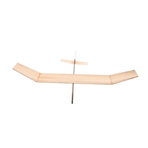 Toddmomy Holz Segelflugzeug Modellbausatz zum Bemalen Leichter DIY Flugzeug Bausatz für Handgeworfenes Flugzeugmodell Stabiler Flug für Bastelprojekte und Außenspiel von Toddmomy
