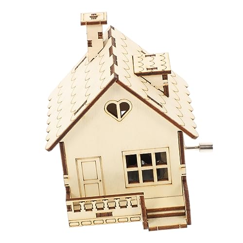 Toddmomy Holz Spieluhr für Kreative Musikbox im Handgefertigtes Design für Bürodekoration und Langlebig und Praktisch für Zuhause von Toddmomy