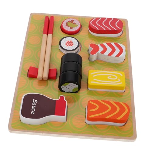 Toddmomy Holz Sushi Spielset für Realistisches Sushi aus Holz Fördert Handliche Motorik Fantasievolles Kochspielzeug Sicheres Pädagogisches Nori Food Toy Toddmomy Holz Sushi Spielset für Realistisches Sushi aus Holz Fördert Handliche Motorik Fantasievolles Kochspielzeug Sicheres Pädagogisches Nori Food Toy von Toddmomy