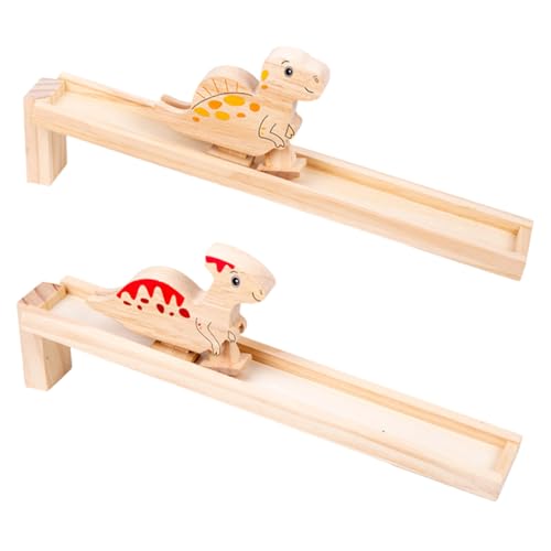 Toddmomy Holz Tier Inertialspielzeug Langlebiges Interaktives Lernspielzeug für Kleinkinder Fördert Hand Auge Koordination und Eltern Junge Mädchen Beziehung Teilig Bunte Naturholz Figuren von Toddmomy