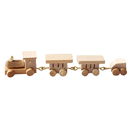 Toddmomy Holz Zug Lokomotive Motoren Zug Modell Miniatur für Puppenhaus Spielzeug Desktop Eisenbahn Spielzeug Toddmomy Holz Zug Lokomotive Motoren Zug Modell Miniatur für Puppenhaus Spielzeug Desktop Eisenbahn Spielzeug von Toddmomy