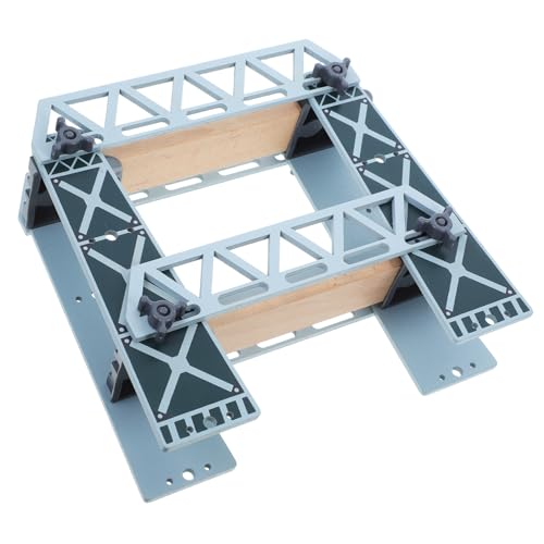 Toddmomy Holz eisenbahnbrücke Modell mit Doppelter Kompatibel mit Holzeisenbahnsets für Kleinkinder Stabile Holzschienen zubehörteile Denken und Spielspaß Toddmomy Holz eisenbahnbrücke Modell mit Doppelter Kompatibel mit Holzeisenbahnsets für Kleinkinder Stabile Holzschienen zubehörteile Denken und Spielspaß von Toddmomy