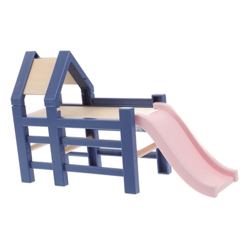 Toddmomy Holz holzspielzeug Park Spielplatz Modell Kinderzimmer Accessoires Szenenzubehör Mini-Puppenhauszubehör Schieber für Möbelheber Mini-Miniaturmodell hölzern von Toddmomy