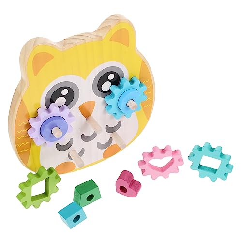 Toddmomy Holzbausteine Set Geometrische Formen Lernspielzeug Montessori Motorikwürfel für Ab Jahren Kinderpädagogisches Bauklötze Puzzle zur Feinmotorik und Formverständnis von Toddmomy