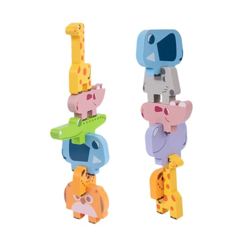 Toddmomy Holzbausteine Tier Stapelspielzeug Umweltfreundlich Praktisch Fördert Frühe Lernentwicklung Motorische Fähigkeiten und Kognitive Wahrnehmung Kreatives Balancespielzeug für Toddmomy Holzbausteine Tier Stapelspielzeug Umweltfreundlich Praktisch Fördert Frühe Lernentwicklung Motorische Fähigkeiten und Kognitive Wahrnehmung Kreatives Balancespielzeug für von Toddmomy