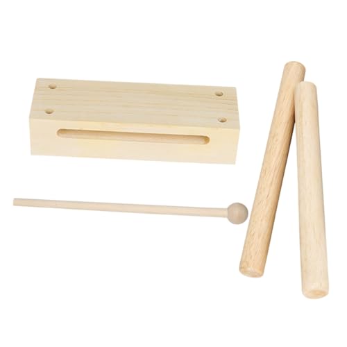 Toddmomy Holzblock Instrument mit Schlägel Musikalisches Rhythmusinstrument Lehrmittel für Musik Holzpercussion für Erwachsene Toddmomy Holzblock Instrument mit Schlägel Musikalisches Rhythmusinstrument Lehrmittel für Musik Holzpercussion für Erwachsene von Toddmomy