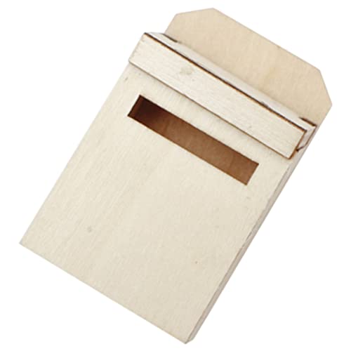 Toddmomy Holzbriefkasten Für Puppenhaus Lustiges Gartendekor Kreative Mini Mailbox Figur Realistische Spielatmosphäre Kinderzimmer Und Außenbereiche von Toddmomy