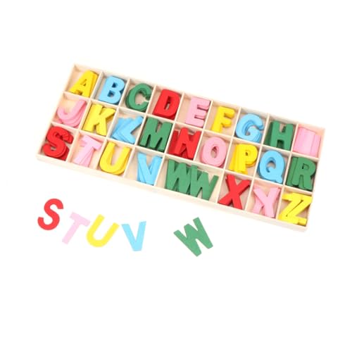 Toddmomy Holzbuchstaben Lernspielzeug Pädagogisches Alphabet Holzspielzeug für Kindergarten DIY Handbemalt Kreative Lernhilfe Spielerisch Buchstaben Erkennen Toddmomy Holzbuchstaben Lernspielzeug Pädagogisches Alphabet Holzspielzeug für Kindergarten DIY Handbemalt Kreative Lernhilfe Spielerisch Buchstaben Erkennen von Toddmomy