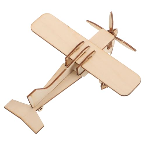 Toddmomy Holzflugzeug Bausatz Zum Selberbauen Und Bemalen Aus Balsaholz Geeignet Für Junge Mädchen Und Erwachsene Als Bastelprojekt Und Schreibtischdekoration von Toddmomy