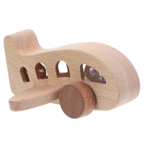 Toddmomy Holzflugzeug für Kleinkinder Jahre Natürliches Buchenholz Flugzeugmodell mit Rasselfunktion Fördert Hand Koordination Kognitive Fähigkeiten Toddmomy Holzflugzeug für Kleinkinder Jahre Natürliches Buchenholz Flugzeugmodell mit Rasselfunktion Fördert Hand Koordination Kognitive Fähigkeiten von Toddmomy