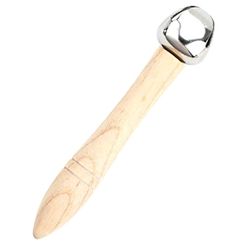 Toddmomy Holzgriff Glocken Spielzeugstab Handspielzeug für Sicheres Material Kleine Hände Fördert Musikalität und Rhythmus für Neugeborene von Toddmomy