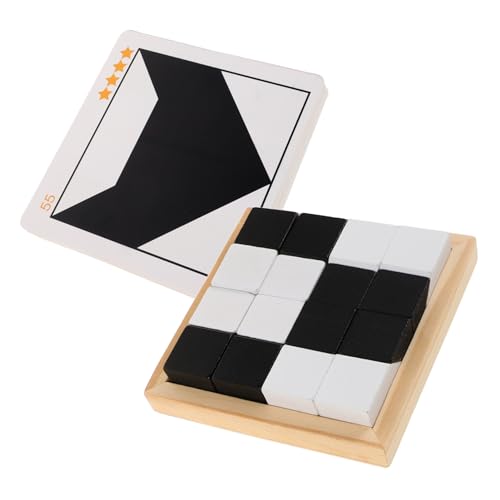 Toddmomy Holzpuzzle Kleinkind Holzpuzzle für Babyblöcke Baustein-Rätsel Puzzlespielzeug Babyspielzeug Spiel-Puzzle-Bauwürfel süße Rätsel Block-Puzzle- Toddmomy Holzpuzzle Kleinkind Holzpuzzle für Babyblöcke Baustein-Rätsel Puzzlespielzeug Babyspielzeug Spiel-Puzzle-Bauwürfel süße Rätsel Block-Puzzle- von Toddmomy