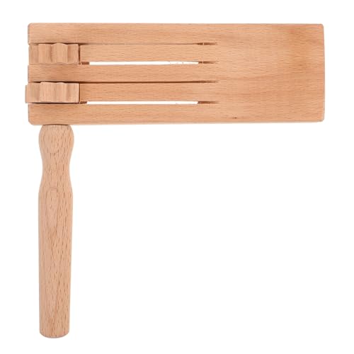 Toddmomy Holzratsche für Traditionelles Mexikanisches Musikinstrument zur Verbesserung von Koordination und Rhythmus für Partys Sportveranstaltungen und Frühförderung von Toddmomy
