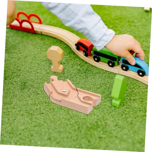 Toddmomy Holzschienen Erweiterung für Robustes Holzeisenbahn Zubehör Einteiliges DIY Gleis Kompatibel mit Holz Zugmodellen Fördert Kreativität und Motorische Fähigkeiten Toddmomy Holzschienen Erweiterung für Robustes Holzeisenbahn Zubehör Einteiliges DIY Gleis Kompatibel mit Holz Zugmodellen Fördert Kreativität und Motorische Fähigkeiten von Toddmomy