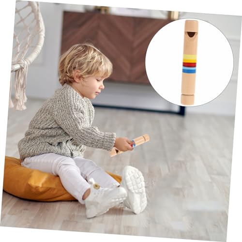 Toddmomy Holzslidepfeife Musikspielzeug Pädagogisches Orff Instrument Langlebiges Windinstrument Blauer Zieh und Schiebepfeife für Musikalische Früherziehung und Geschenke von Toddmomy