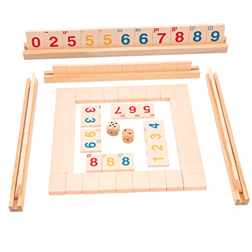 Toddmomy Holzspiel Brettspiel mit Vierseitigen Würfeln Rutschfestes Partyspiel für Spieler Fördert Hand Auge Koordination und Intelligenzentwicklung für Familie Geburtstag Unterhaltung Toddmomy Holzspiel Brettspiel mit Vierseitigen Würfeln Rutschfestes Partyspiel für Spieler Fördert Hand Auge Koordination und Intelligenzentwicklung für Familie Geburtstag Unterhaltung von Toddmomy