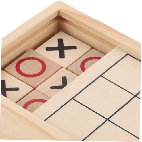 Toddmomy Holzspiel Toe Brettspiel Tragbar Familienspiel Pädagogisch Puzzle Logikspiel Reisebox Organizer Toddmomy Holzspiel Toe Brettspiel Tragbar Familienspiel Pädagogisch Puzzle Logikspiel Reisebox Organizer von Toddmomy