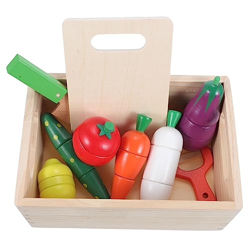 Toddmomy Holzspielzeug Gemüse Schneidset Teilig Kinderküche Zubehör Lernspielzeug für Mädchen Jungen Kreatives Rollenspiel Gemüse Schneiden Montessori Toddmomy Holzspielzeug Gemüse Schneidset Teilig Kinderküche Zubehör Lernspielzeug für Mädchen Jungen Kreatives Rollenspiel Gemüse Schneiden Montessori von Toddmomy