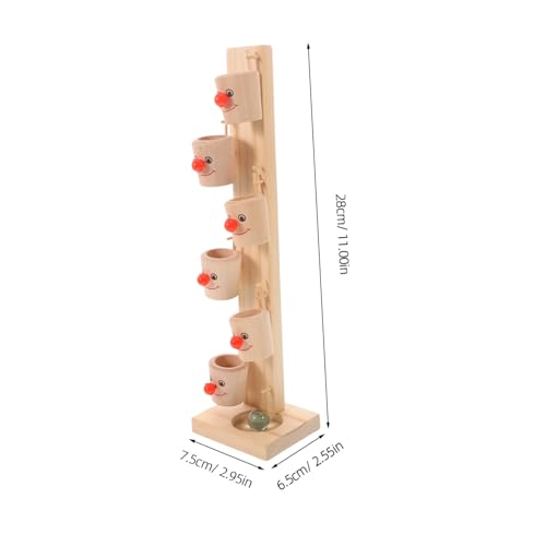 Toddmomy Holzspielzeug Kugelbahn für Mehrschichtiger Murmelspiel Turm Fördert Hand Auge Koordination und Konzentration Sicherer Holzbau Tragbar für Drinnen und Draußen Kreatives Toddmomy Holzspielzeug Kugelbahn für Mehrschichtiger Murmelspiel Turm Fördert Hand Auge Koordination und Konzentration Sicherer Holzbau Tragbar für Drinnen und Draußen Kreatives von Toddmomy