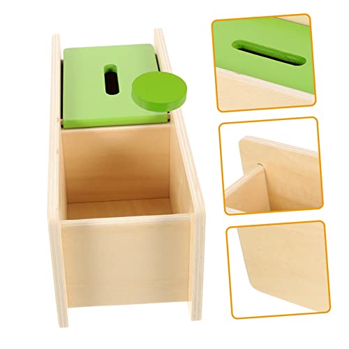 Toddmomy Holzspielzeug Lernspielzeug für Hand Auge Koordination Fördern Pädagogische Münzbox mit Farbigen Scheiben für Kleinkinder Frühförderung Kreatives Toddmomy Holzspielzeug Lernspielzeug für Hand Auge Koordination Fördern Pädagogische Münzbox mit Farbigen Scheiben für Kleinkinder Frühförderung Kreatives von Toddmomy