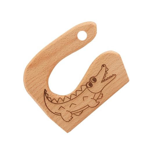 Toddmomy Holzspielzeug Messer Ergonomisch Cartoon-Design Sicher und Schonend für Kleinkinder Obst Gemüse Schneiden Holz-küchenwerkzeug Toddmomy Holzspielzeug Messer Ergonomisch Cartoon-Design Sicher und Schonend für Kleinkinder Obst Gemüse Schneiden Holz-küchenwerkzeug von Toddmomy