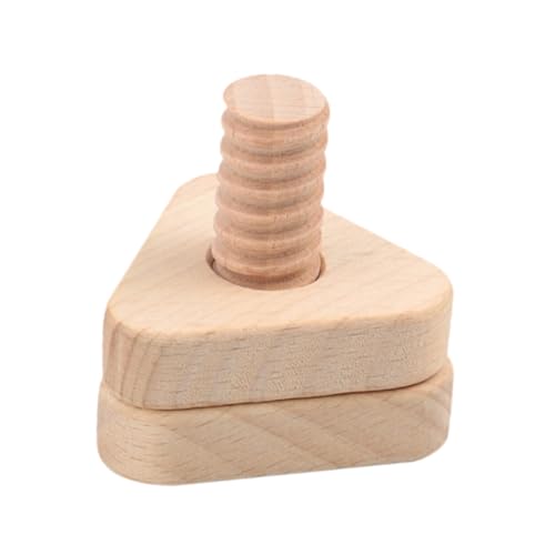 Toddmomy Holzspielzeug Schrauben bausatz DIY Motorikspielzeug Holz Schrauben Steckspiel Fördert Hand Auge koordination und Formenlernen für Kleinkinder Montessori Lernspielzeug von Toddmomy