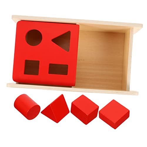 Toddmomy Holzspielzeug für Geometrisches Formensortierspiel Sensory Lernspiel zur Hand Auge Koordination für Kleinkinder Eltern Junge Mädchen Spiele Pädagogisch Langlebig und Fördert von Toddmomy