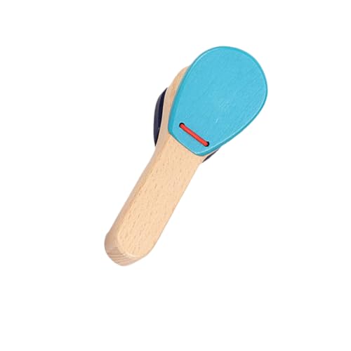 Toddmomy Holzspielzeug für Junge Mädchen Langer Griff Kastagnetten aus Holz Musikspielzeug für Kleinkinder Rhythmus und Musikalität Blau Toddmomy Holzspielzeug für Junge Mädchen Langer Griff Kastagnetten aus Holz Musikspielzeug für Kleinkinder Rhythmus und Musikalität Blau von Toddmomy