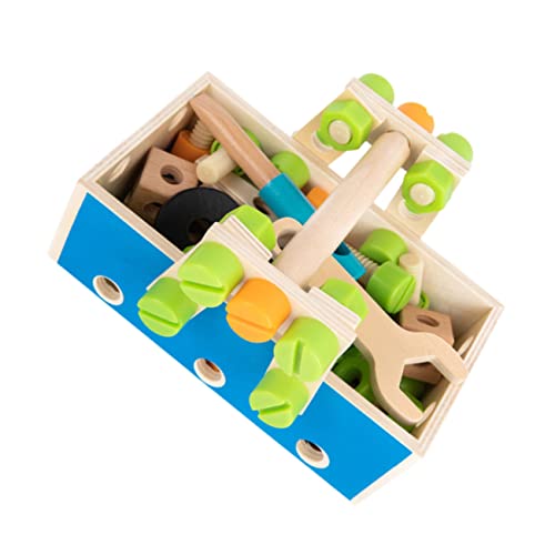 Toddmomy Holzspielzeug für Multifunktionale Simulation Werkzeugkiste mit Schraub und Mutternmodellen Fördert Feinmotorik und Eltern Junge Mädchen Interaktion Toddmomy Holzspielzeug für Multifunktionale Simulation Werkzeugkiste mit Schraub und Mutternmodellen Fördert Feinmotorik und Eltern Junge Mädchen Interaktion von Toddmomy