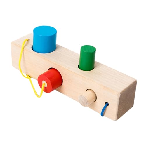 Toddmomy Holzspielzeug für Sensorisches Fädelspielzeug Hand Augen Koordination Lehrreiches mit Bunten Blöcken für Kreative Entdeckung und Formenlernen Toddmomy Holzspielzeug für Sensorisches Fädelspielzeug Hand Augen Koordination Lehrreiches mit Bunten Blöcken für Kreative Entdeckung und Formenlernen von Toddmomy