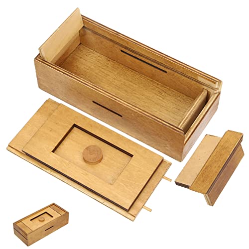 Toddmomy Holzspielzeug mit Geheimfach Kognitive Spielzeugbox für zur Aufbewahrung von Geldgeschenken Schmuck und Mehr Hochwertiges Holzmaterial Sicher und Langlebig Toddmomy Holzspielzeug mit Geheimfach Kognitive Spielzeugbox für zur Aufbewahrung von Geldgeschenken Schmuck und Mehr Hochwertiges Holzmaterial Sicher und Langlebig von Toddmomy