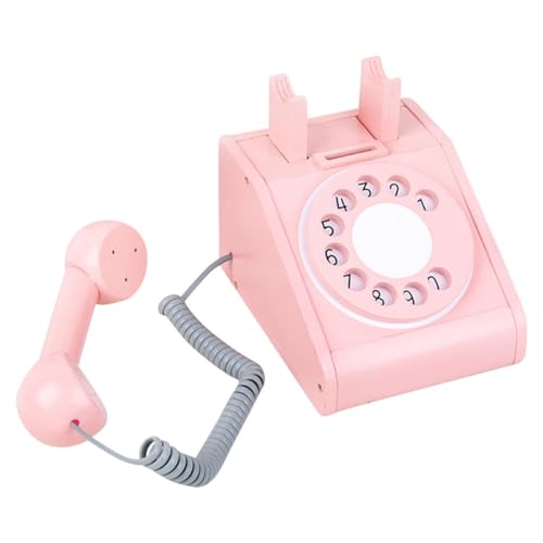 Toddmomy Holztelefon für Pädagogisches Simulierendes Retro Telefon für Spielhaus Fördert und Zahlenkenntnisse Langlebig und Sicher Toddmomy Holztelefon für Pädagogisches Simulierendes Retro Telefon für Spielhaus Fördert und Zahlenkenntnisse Langlebig und Sicher von Toddmomy