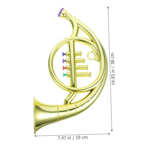 Toddmomy Horn aus Robustem Buntes Sicheres Musikinstrument für Kleinkinder Leicht und Tragbar Fördert Musikalische Kreativität und Frühe Bildung für Spiel und Lernen von Toddmomy