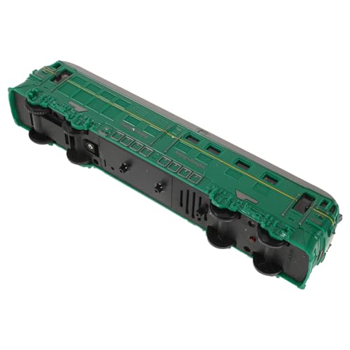 Toddmomy Inertia Mini Zug mit Licht und Sound Robustes Retro Modell für Grüne Doppelkopflokomotive Realistische Türen Spielerisches Lernspielzeug ohne Batterien Toddmomy Inertia Mini Zug mit Licht und Sound Robustes Retro Modell für Grüne Doppelkopflokomotive Realistische Türen Spielerisches Lernspielzeug ohne Batterien von Toddmomy