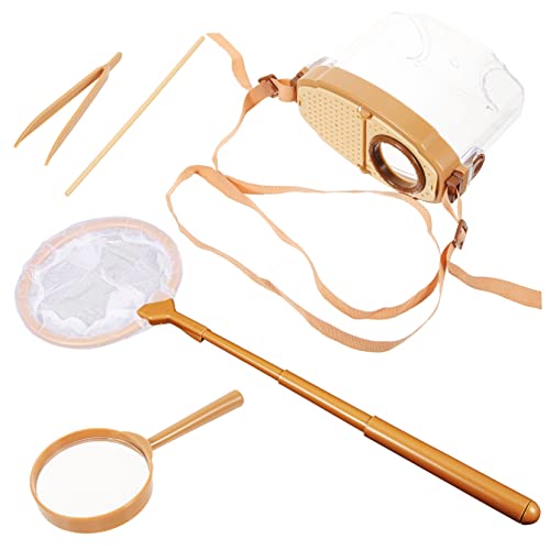 Toddmomy Insektenfang Set mit Beobachtungskasten Verstellbaren Gurten und Abnehmbarem Gehäuse Outdoor für Naturerkundung Biologie Experimente Camping und Lernen von Toddmomy