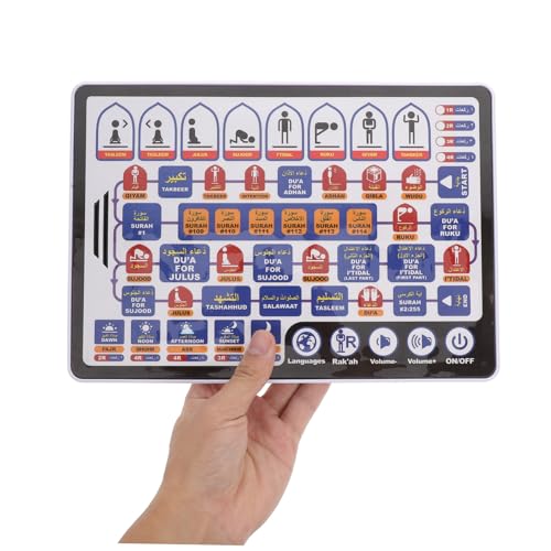 Toddmomy Interaktive Arabisch Lernmaschine für Audiofunktion Pädagogisches Elektronisches Buch Spielerisches Alphabettraining Fördert Sprachentwicklung und Lesefähigkeiten Lernspielzeug Toddmomy Interaktive Arabisch Lernmaschine für Audiofunktion Pädagogisches Elektronisches Buch Spielerisches Alphabettraining Fördert Sprachentwicklung und Lesefähigkeiten Lernspielzeug von Toddmomy