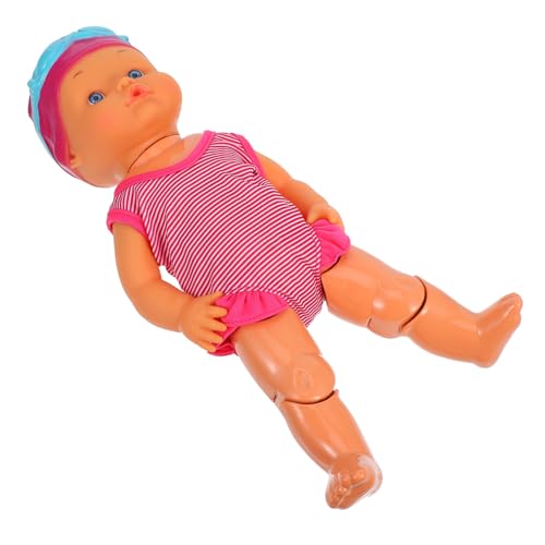 Toddmomy wasserdichte Schwimmende Babypuppe Badepuppe Mit Beweglichen Pool-Spielzeug Für Junge Mädchen wasserdichte Schwimmerpuppe Aus Babyspielzeug Für Strand Und Badewanne von Toddmomy